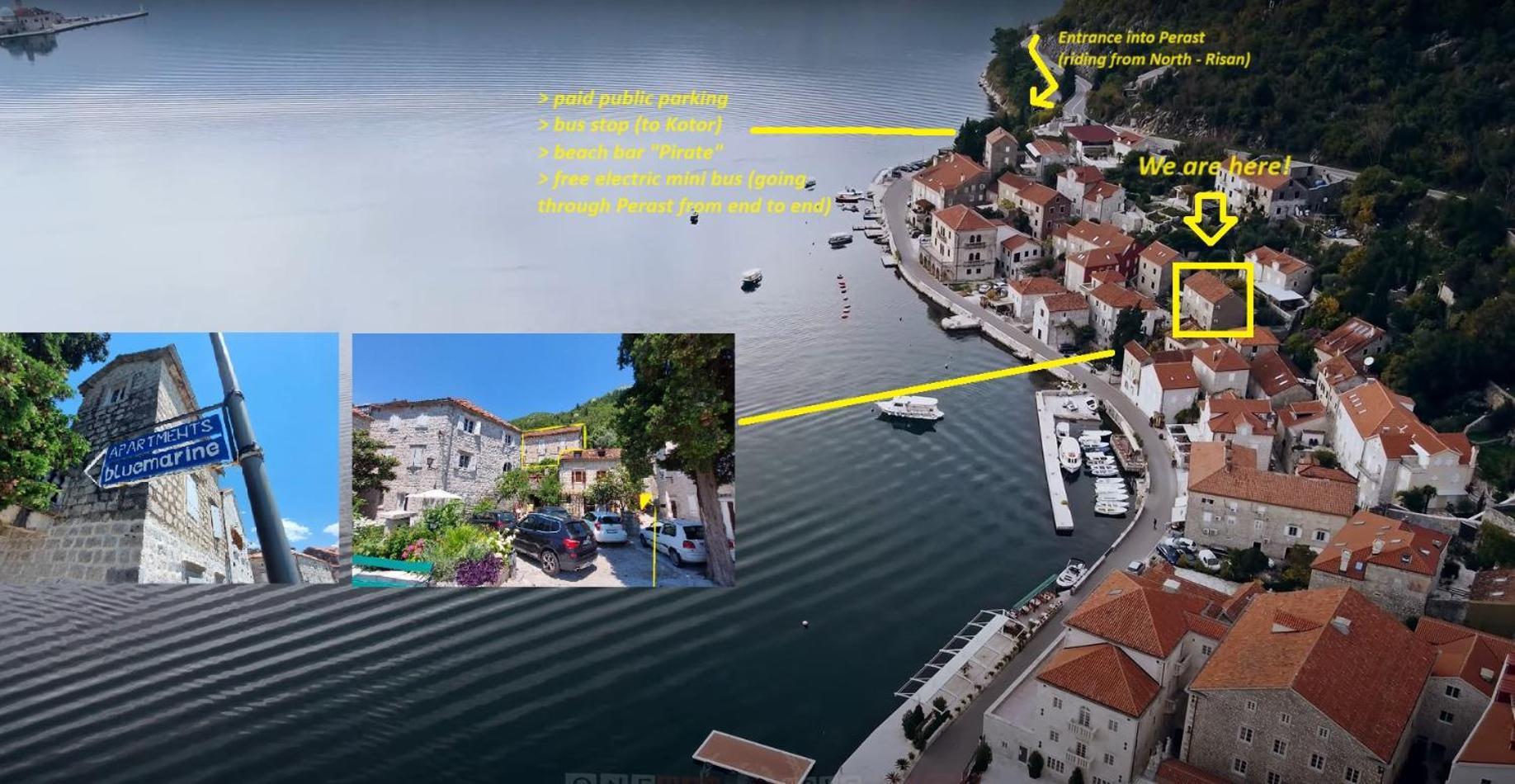 Bluemarine Rooms & Apartments Perast Buitenkant foto